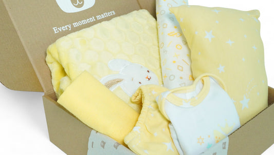 Kit amarillo descanso – Rutinas para su primer sueño
